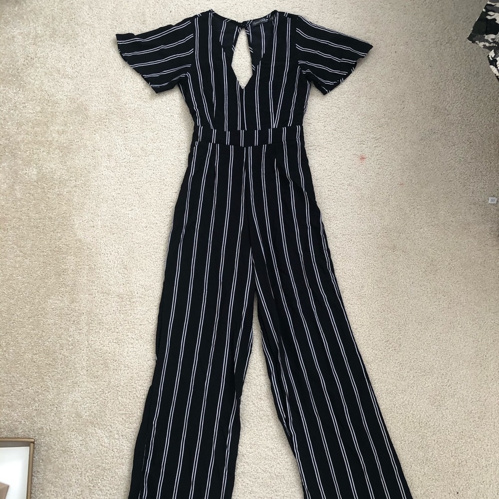 Striped Jumpsuit